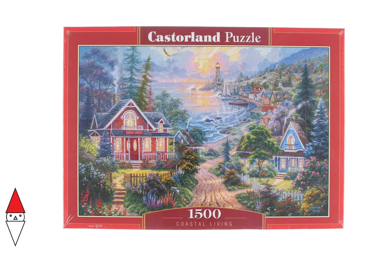 PUZZLE PAESAGGI CASTORLAND COTTAGES E CHALETS COASTAL LIVING 1500 PZ