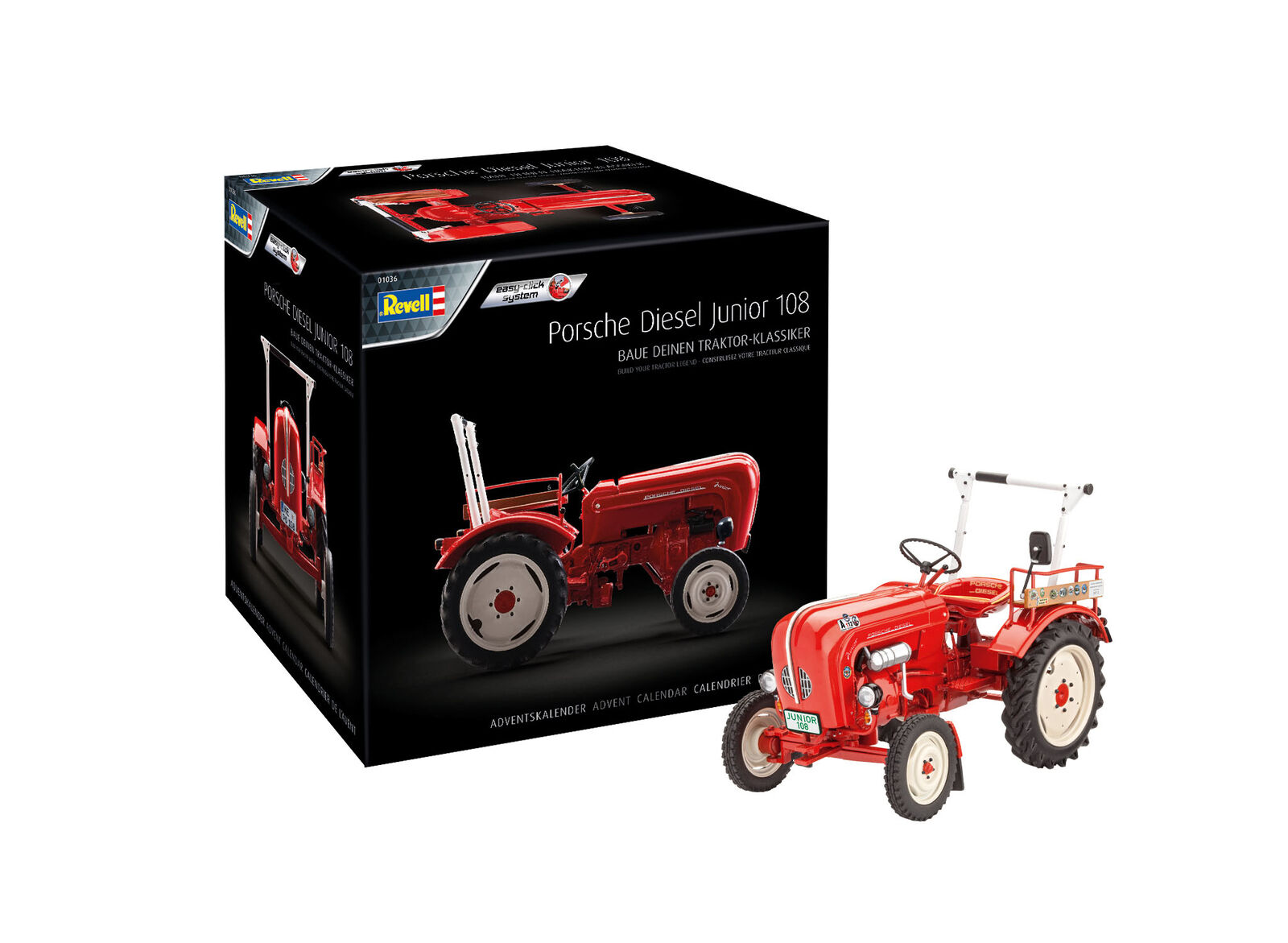 Porsche Diesel Junior 108 Easy-click Advent Calendar Calendario Avvento 1:24 Kit