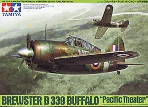 TAMIYA 1:48 KIT AEREO BREWSTER B339 BUFFALO PACIFIC THEATER  ART 61094