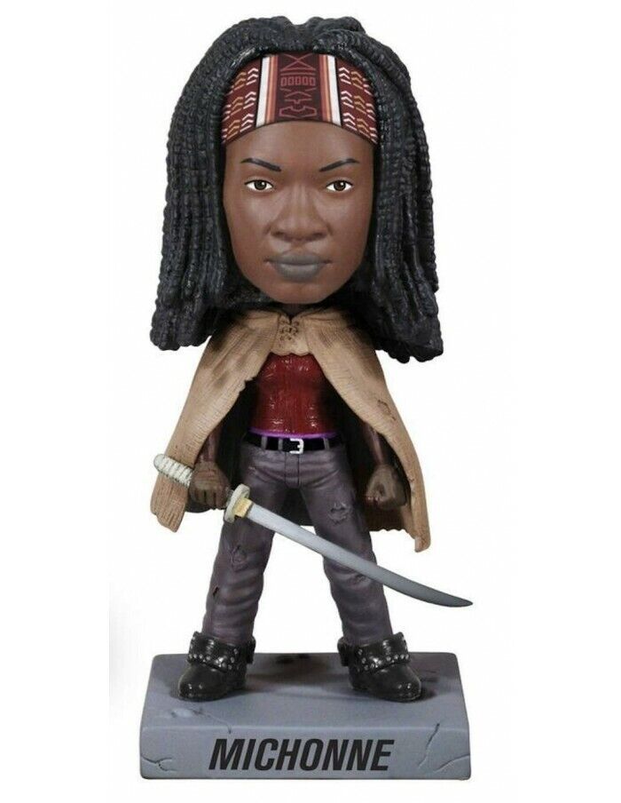 FUNKO BOBBLE HEAD WACKY WOBBLER THE WALKING DEAD MICHONNE FIGURE NEW!