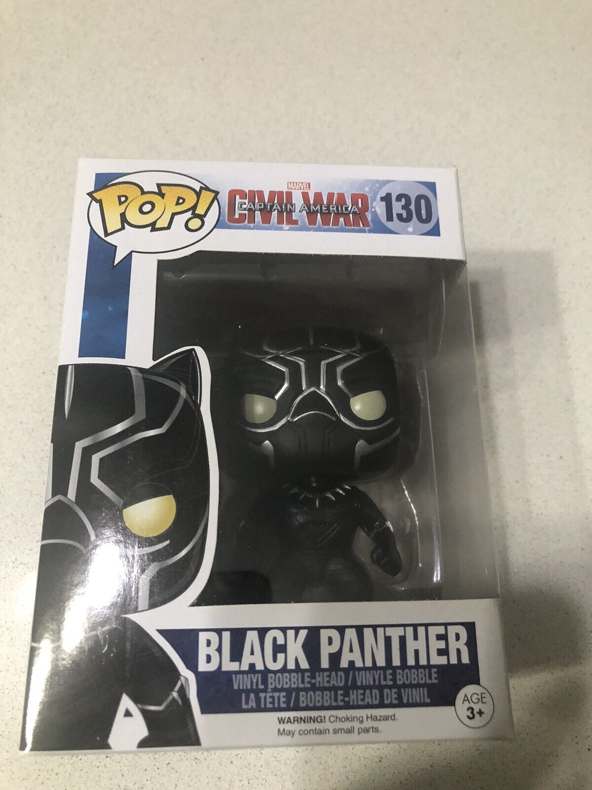 FUNKO POP MARVEL BLACK PANTHER # 130 NUOVO