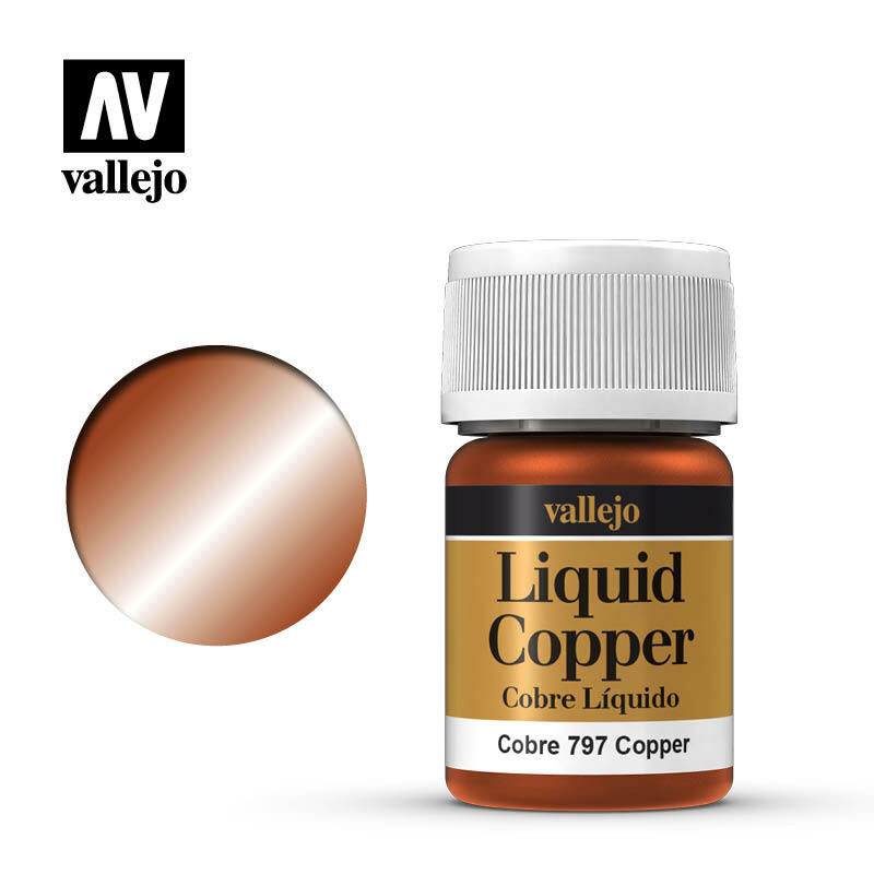 MODEL COLOR LIQUID COPPER ALCOHOL 70797 by VALLEJO