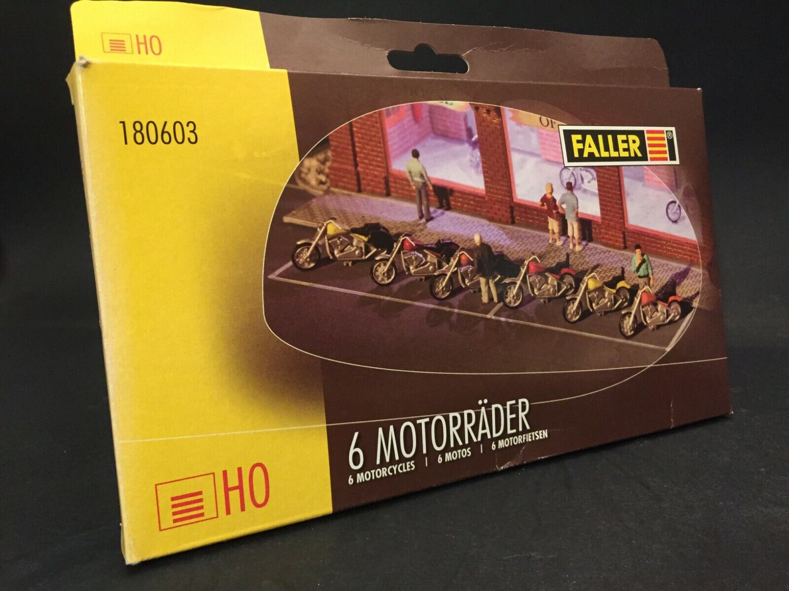 FALLER 180603 6 Motorräder  -  Motorcycles   H0