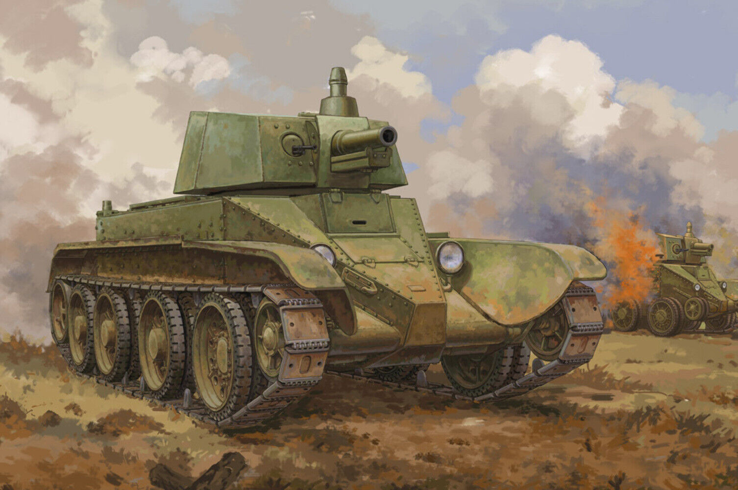 Hobby Boss SOVIET D-38 TANK - Kit montaggio 1/35 - HB 84517