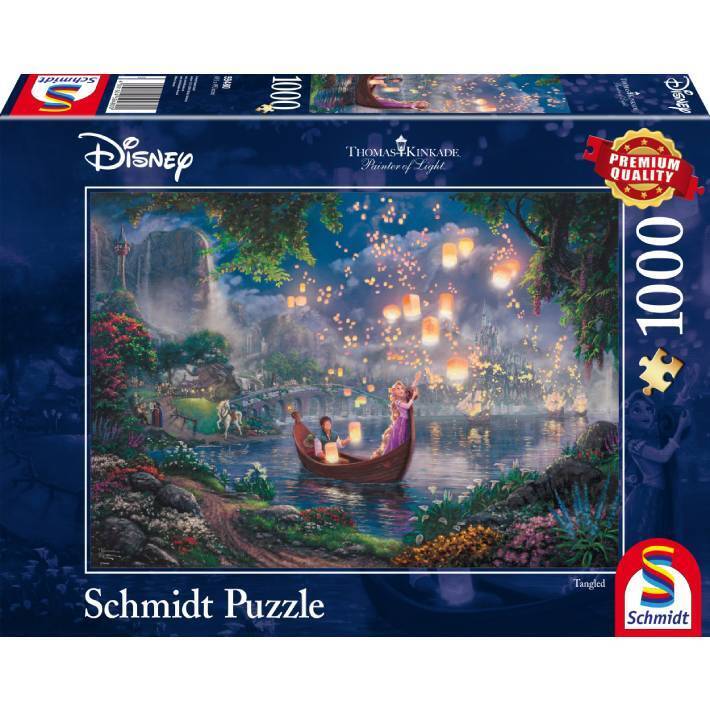 Puzzle Thomas Kinkade: Disney Rapunzel - 1000 pz - Schmidt 59480