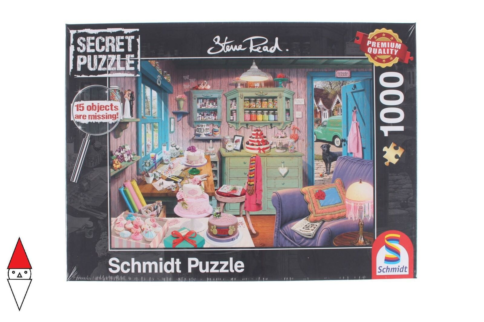 PUZZLE TEMATICO SCHMIDT INTERNI SECRET PUZZLE READ GRANDMOTHER S ROOM 1000 PZ