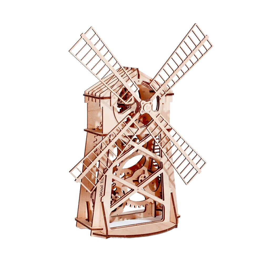 Wood Trick WDTK048 - MILL - 3D mechanical wooden puzzle - 131 pcs