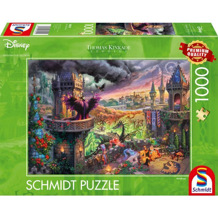 Puzzle Thomas Kinkade: Disney Maleficent - 1000 pz - Schmidt 58029