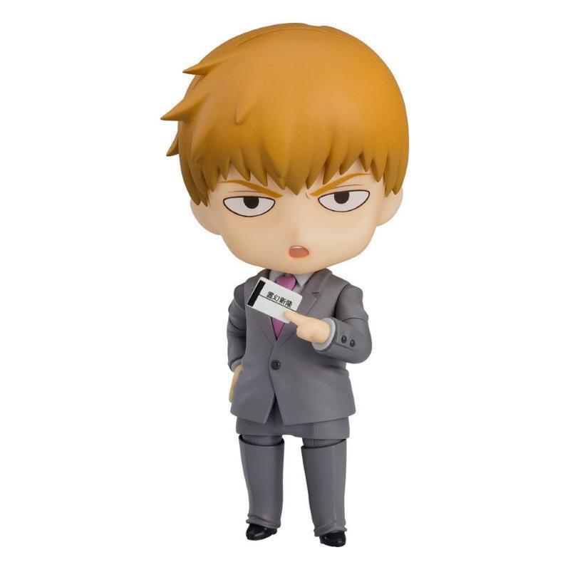 Mob Psycho 100 III Nendoroid Action Figure Arataka Reigen 10 cm ORANGE ROUGE