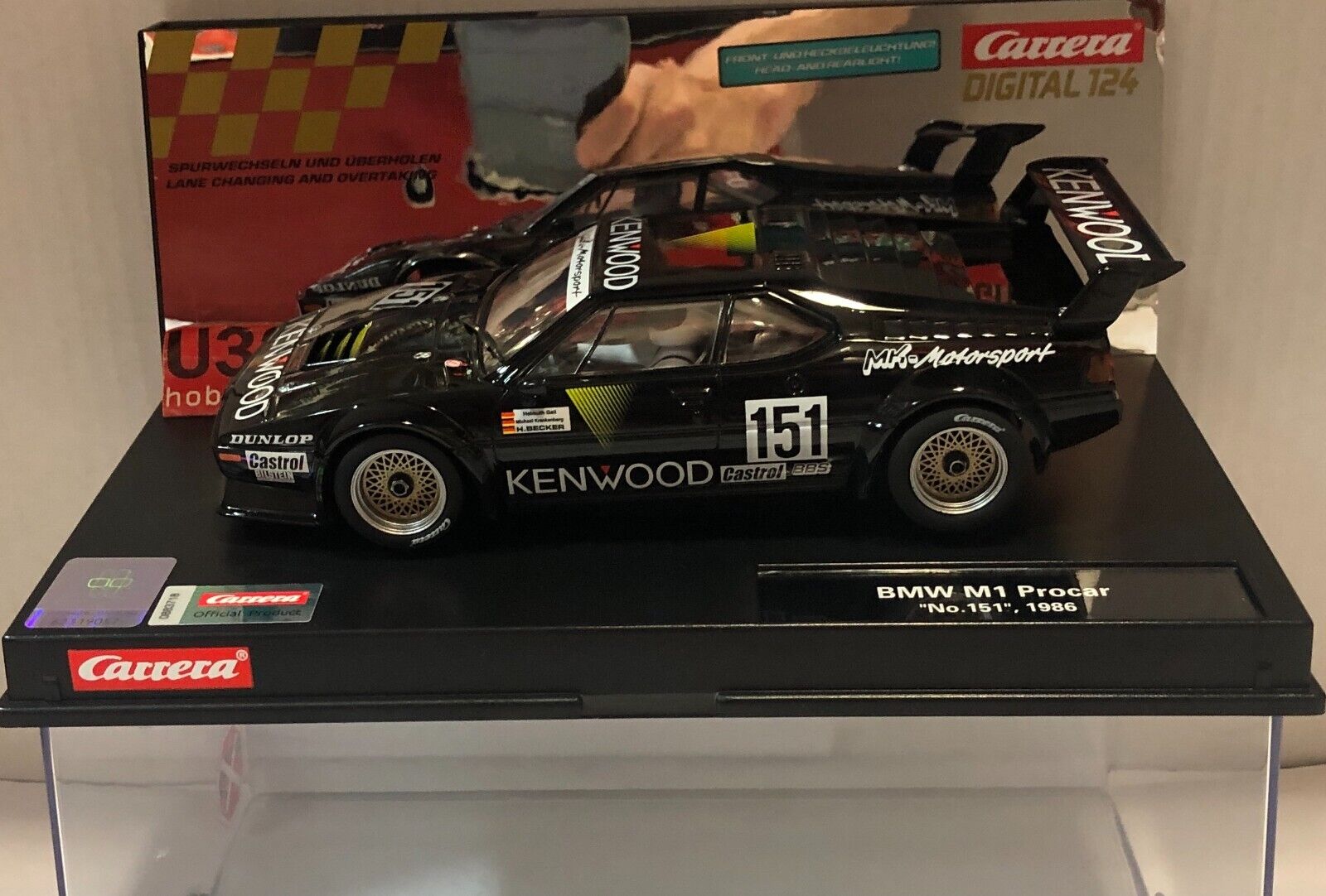 Carrera exclusiv 23959 BMW M1 Procar #151 1986 Kenwood H. Gail DIGITAL1/24