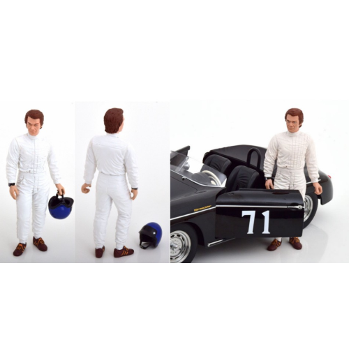 FIGURINE Steve McQueen STANDING FOR PORSCHE 356 A SPEEDSTER 1955 1:12 KK Scale