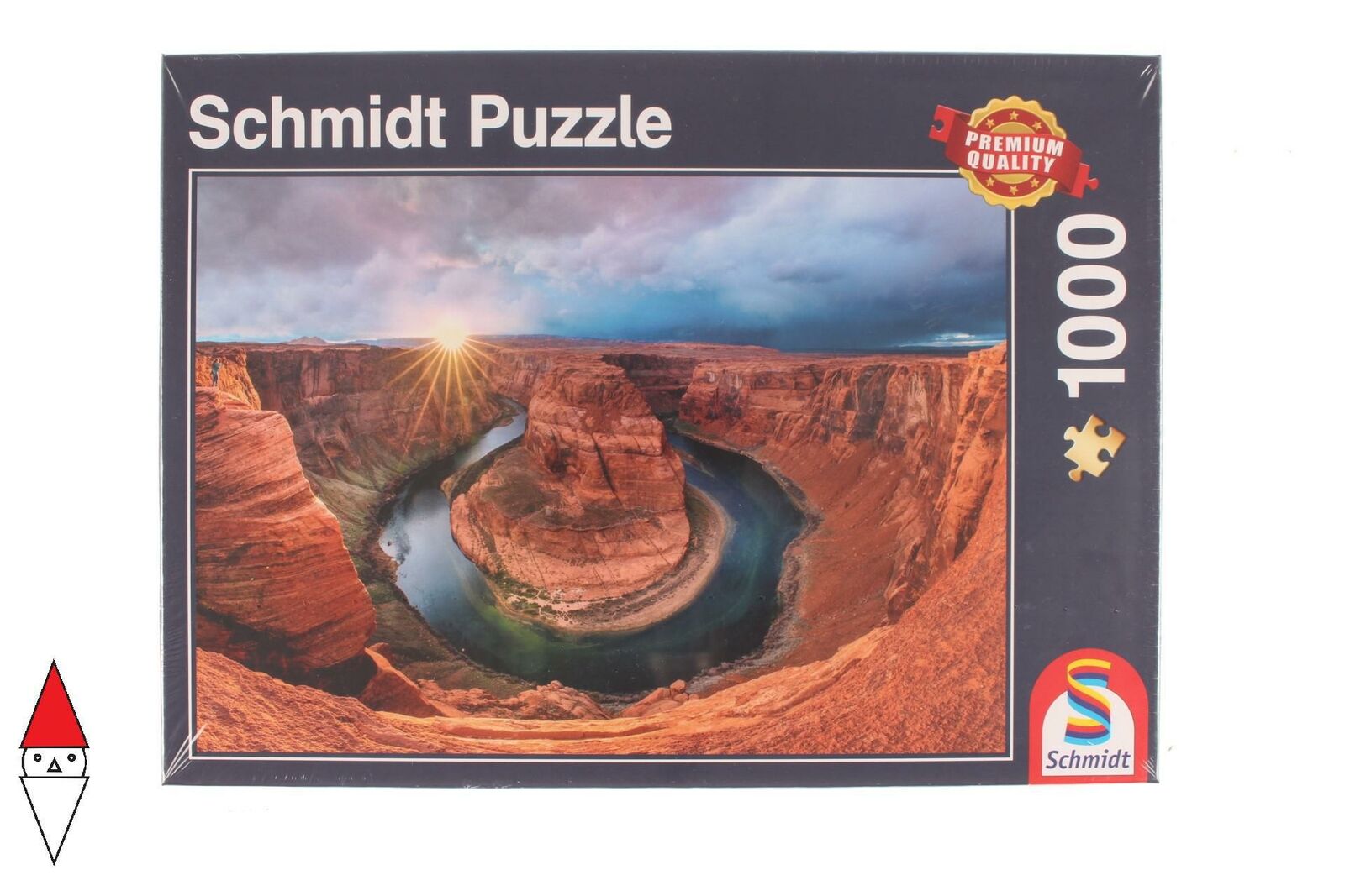 PUZZLE PAESAGGI SCHMIDT DESERTO GLEN CANYON HORSESHOE 1000 PZ