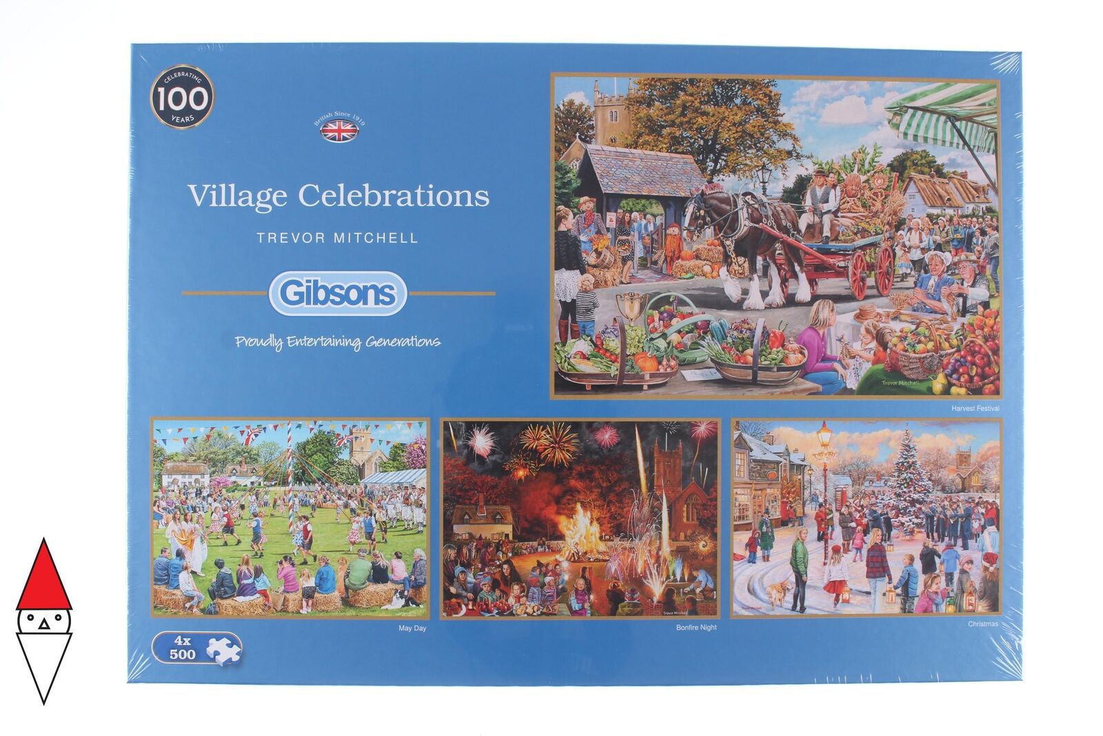 PUZZLE TEMATICO GIBSONS CAMPAGNA VILLAGE CELEBRATIONS 4X500 PZ