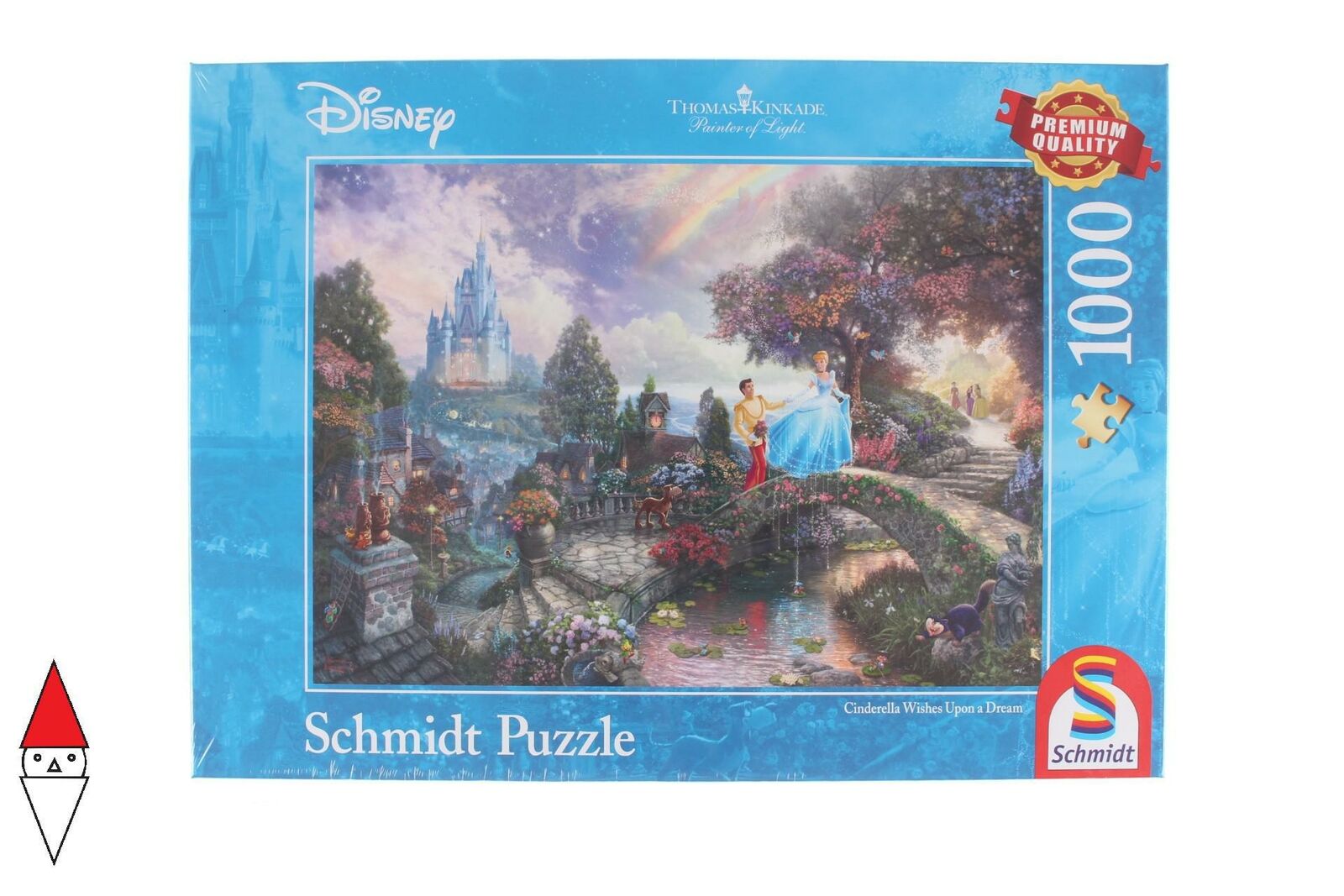 PUZZLE DISNEY SCHMIDT CARTONI ANIMATI KINKADE DISNEY CINDERELLA 1000 PZ