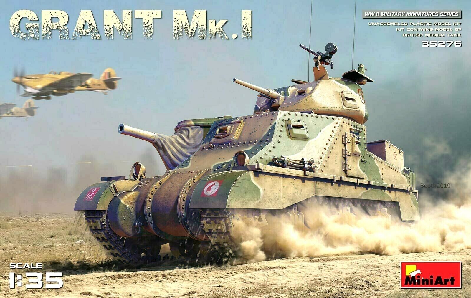 Miniart 1:3 5 Grant Mk.I Serbatoio Kit Modello