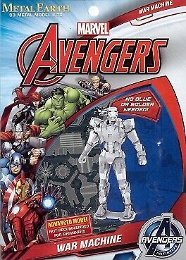 Avengers Marvel War Machine Mark 2 Mk.II Metal Earth 3D Model Kit FASCINATIONS