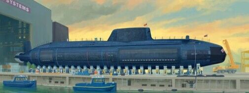 Trumpeter 05909 Hms Astute submarine Modello Plastica Kit 1/144 Scala Courier