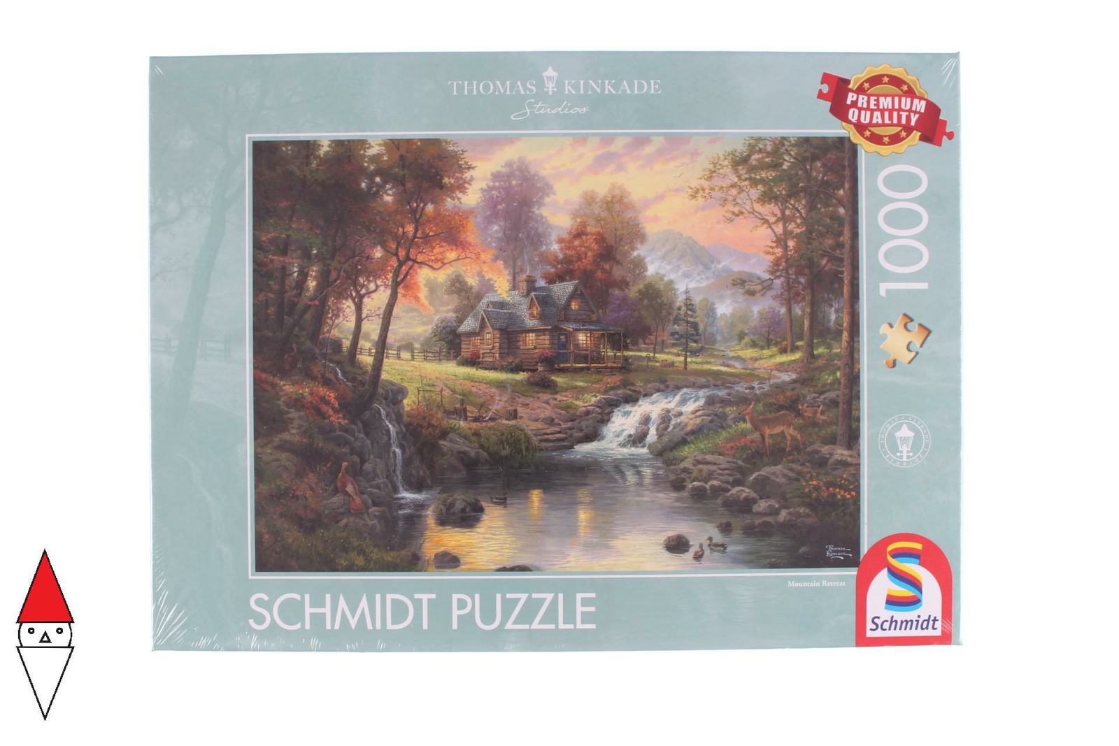 PUZZLE PAESAGGI SCHMIDT COTTAGES E CHALETS KINKADE MOUNTAIN RETREAT 1000 PZ