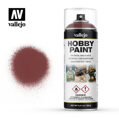 Vallejo Hobby Paint Primer Spray Gory Red 400ml