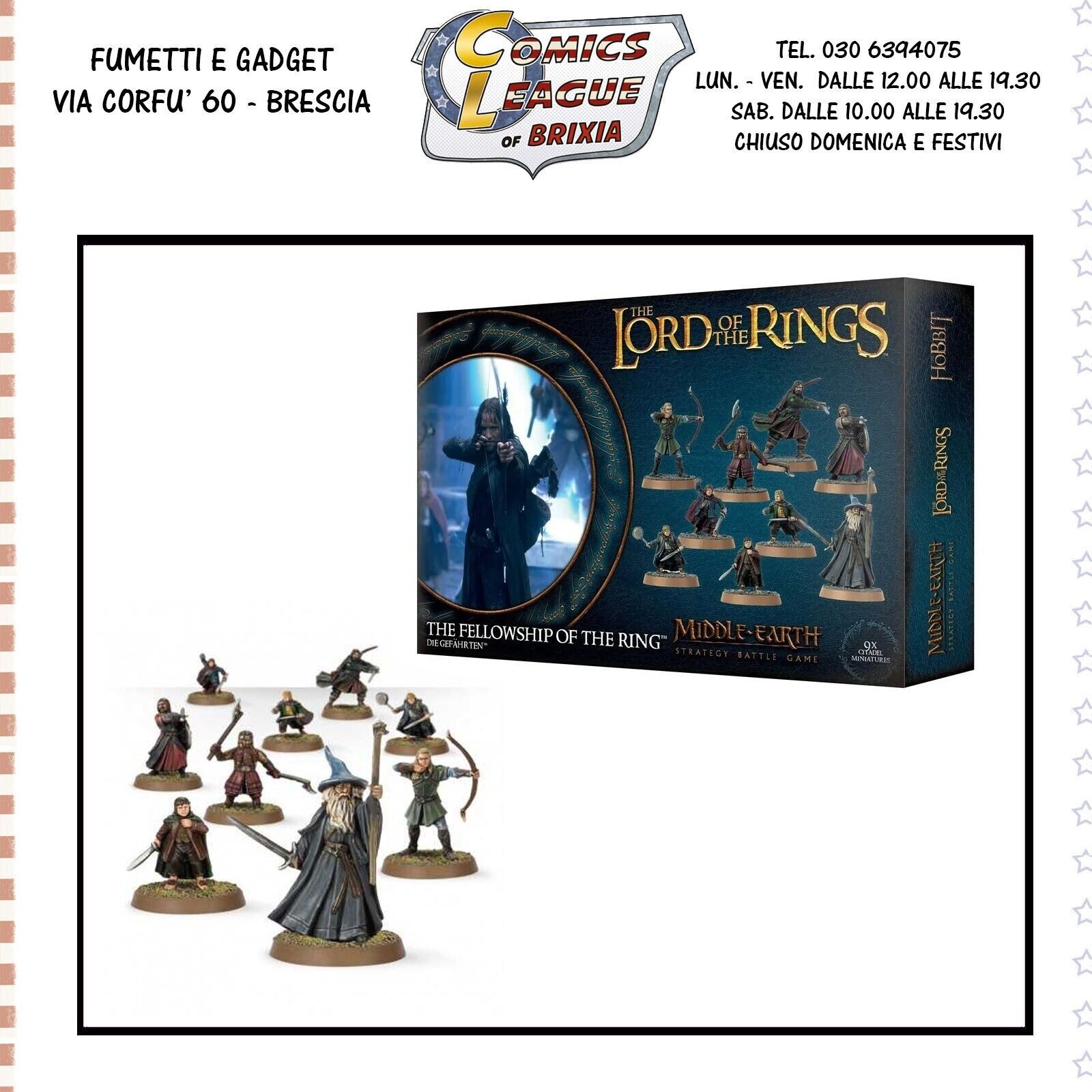 The Lord of the Rings - Middle-Earth - the fellowship of the ring (ENG)