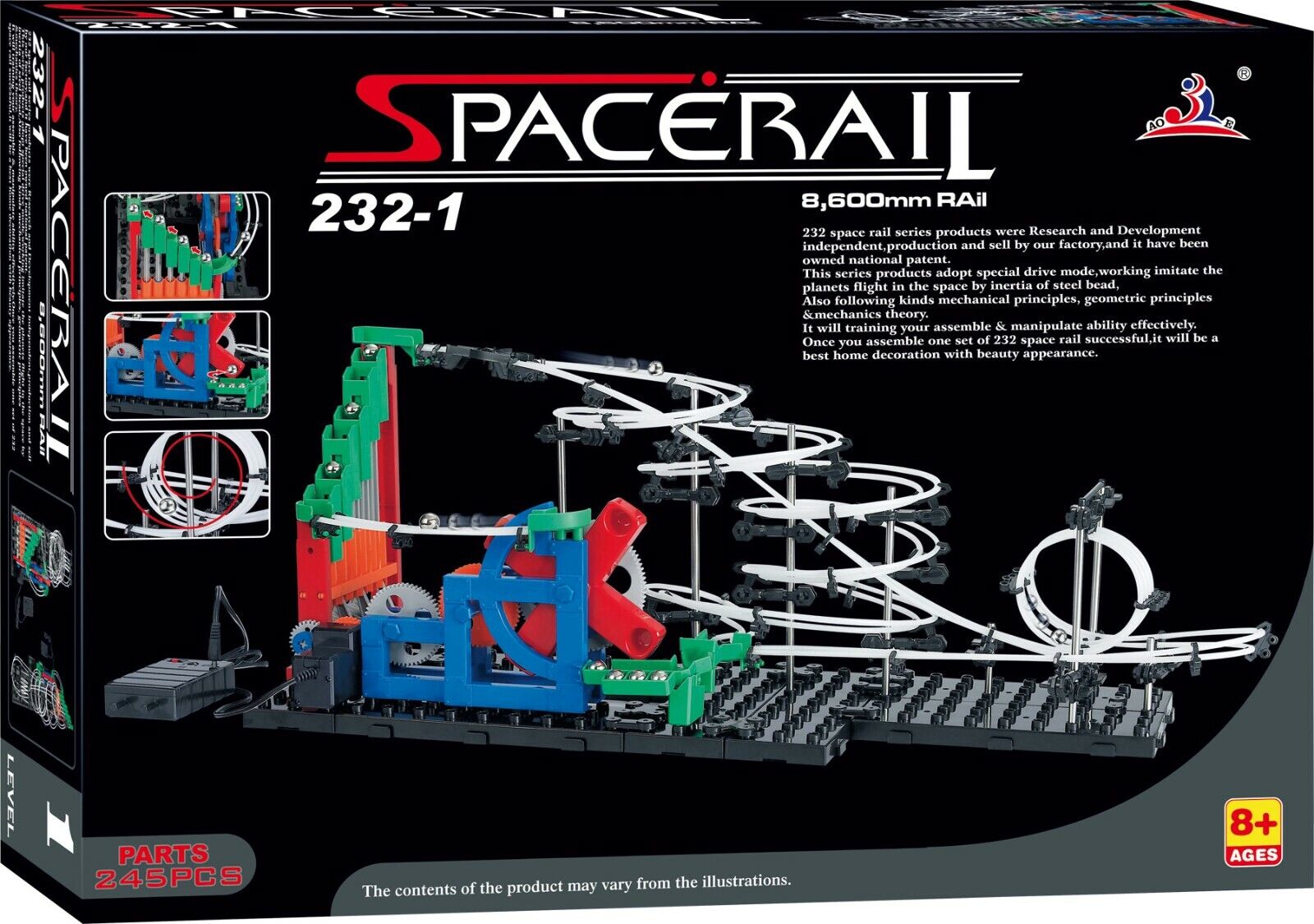PISTA BIGLIE PLUTONE SPACERAIL 232-1