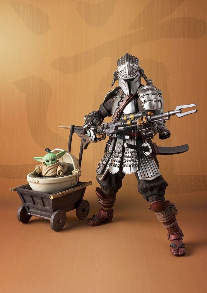 Ronin Mandalorian Beskar Armor & Grogu Star Wars Meisho Movie Realization Exclus
