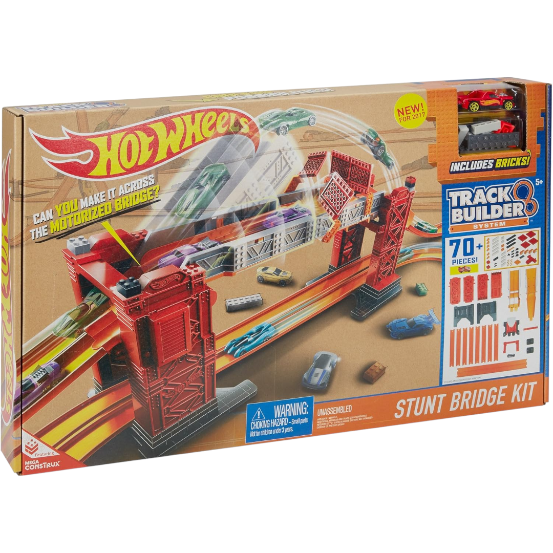 Hot Wheels - Track Builder Ponte delle Acrobazie DWW97
