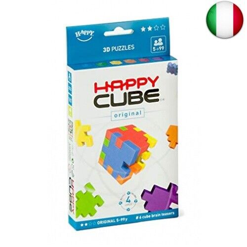 HAPPY HCO300 Original Cardboard Box 3D Puzzle, Pack of 6