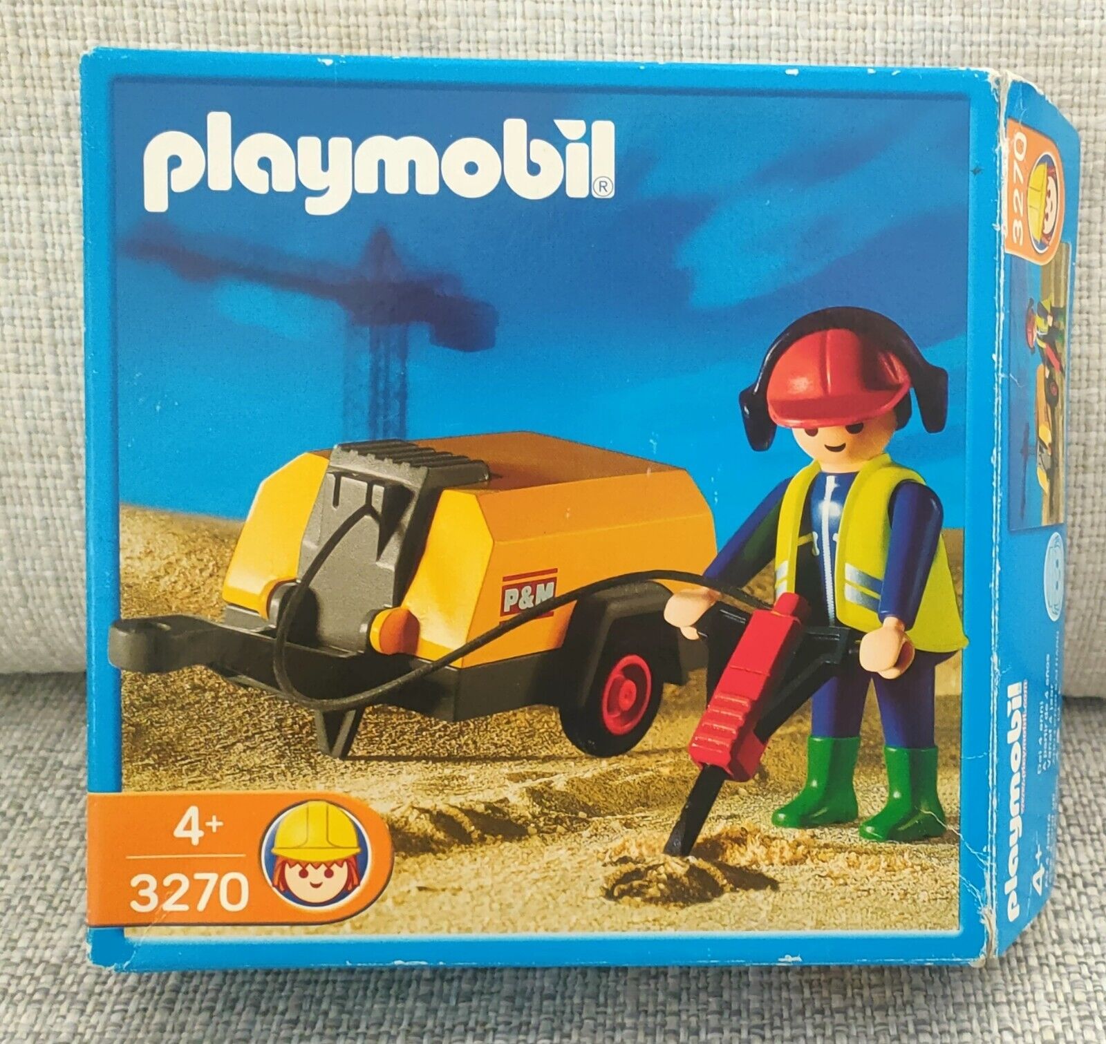 Playmobil 3270 Edile con martello pneumatico NUOVO