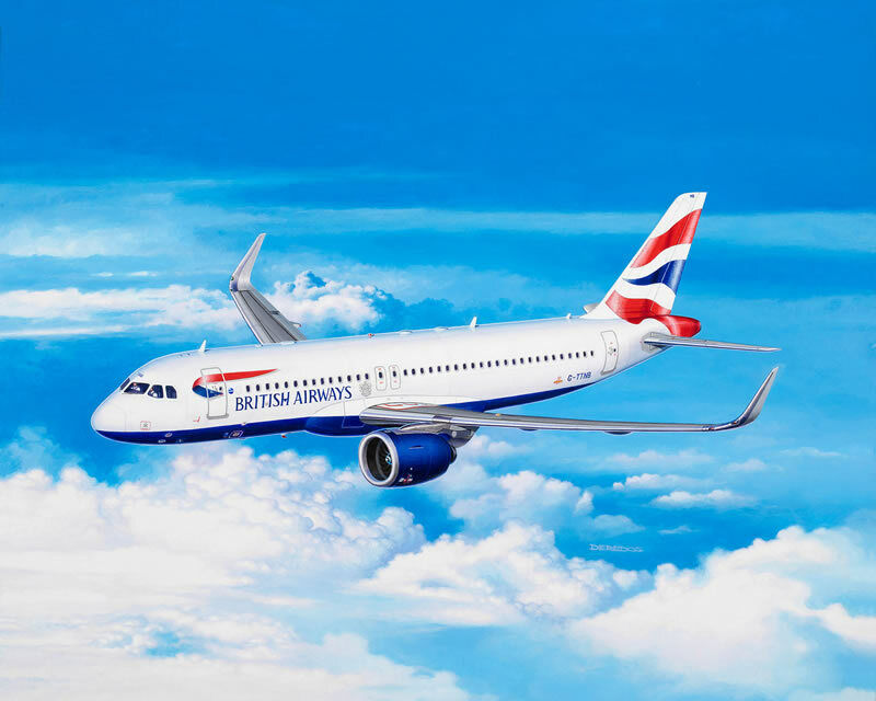 Revell 03840 Airbus A320neo British Airways 1:144 modellismo