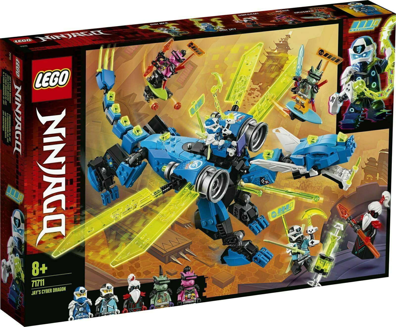 LEGO NINJAGO IL CYBER - DRAGONE DI JAY - LEGO 71711