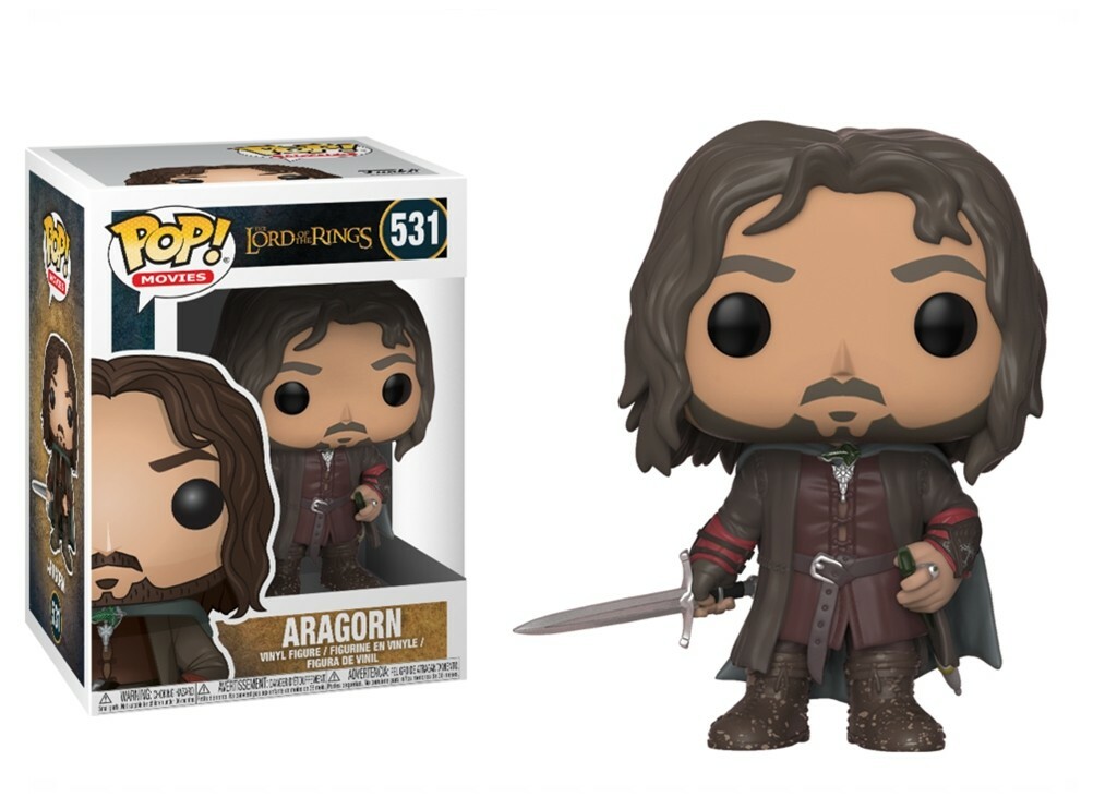 FUNKO POP LORD OF THE RINGS ARAGORN VINYL FIGURE NEW!