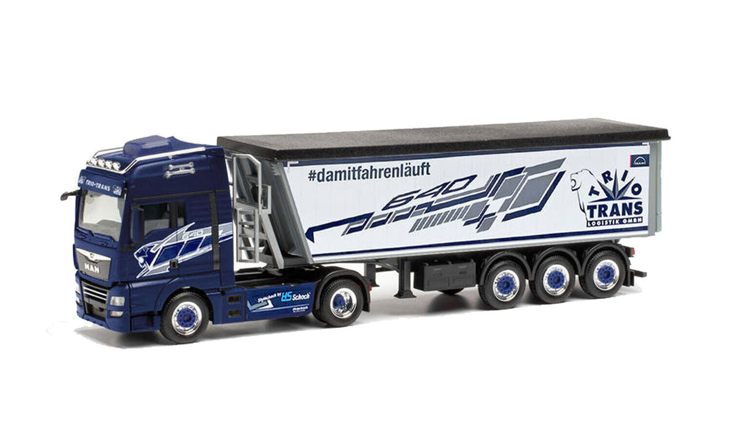 HERPA 314299 - MAN TGX XXL Euro 6c " Trio-Trans ", 1:87
