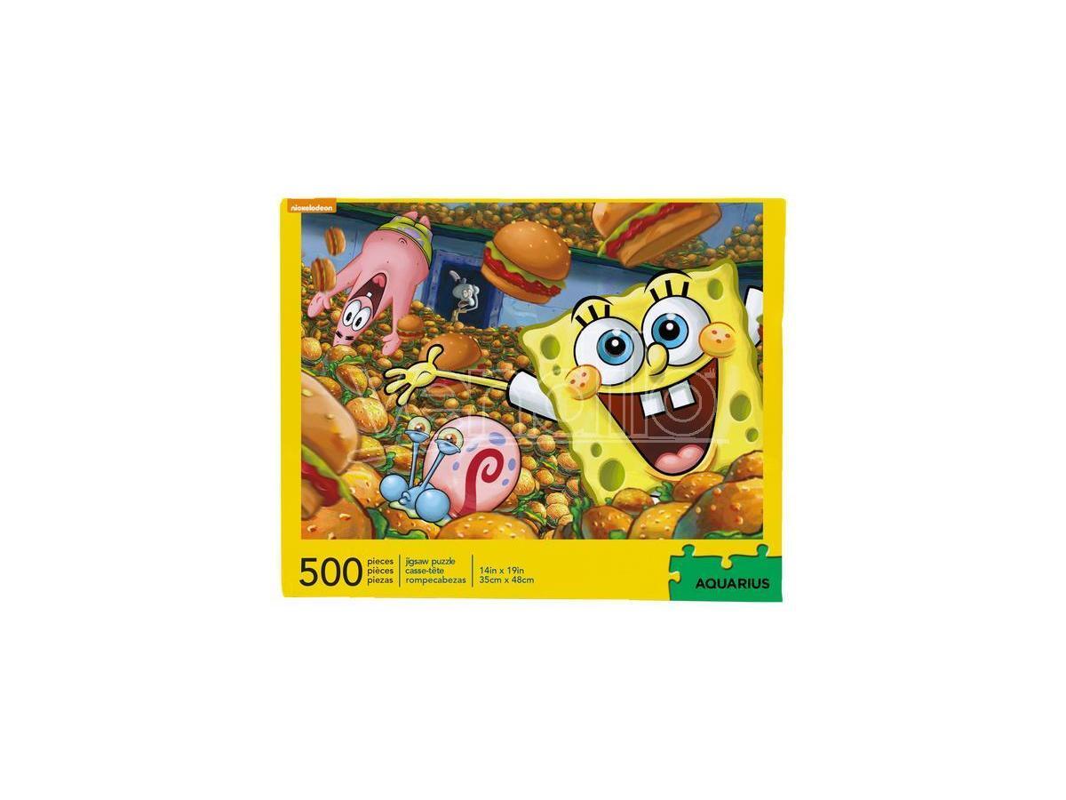 Spongebob Krabby Patties 500  Pezzi Puzzle Puzzle Aquarius Ent