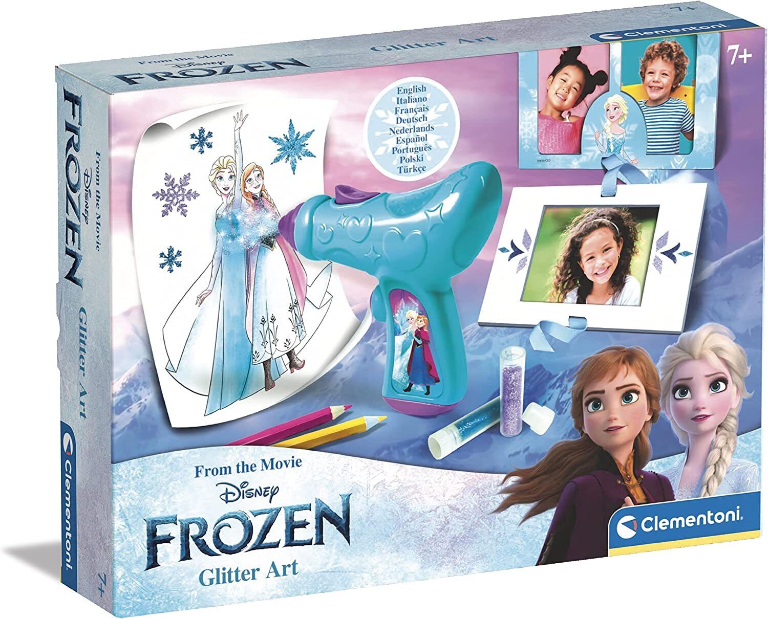 Glitter Art Frozen 2 Set Disegno con Penna Spara Glitter bambini