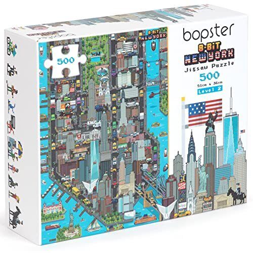 Puzzle 500 Pezzi New York - Puzzle Adulti con Porta Puzzle - Puzzle New (z4Y)