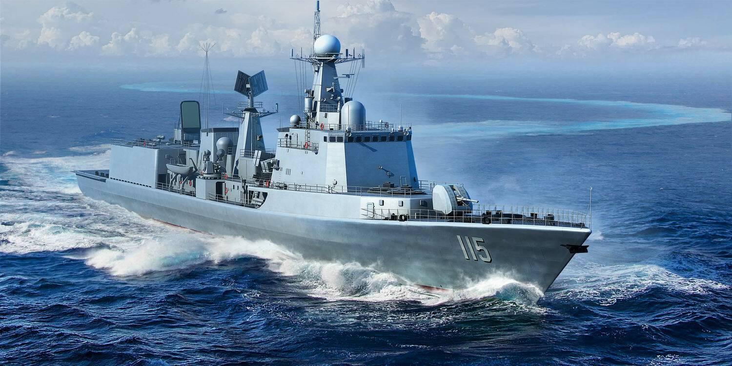 Pla Navy Type 051c Destroyer 1:700 Model Kit TRUMPETER