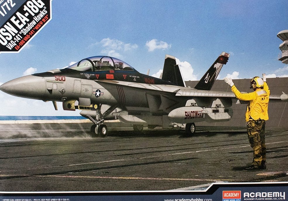 1:72 Academy E/A-18G "Vaq-141 Shadowhawks" Kit AC12560 Modellino