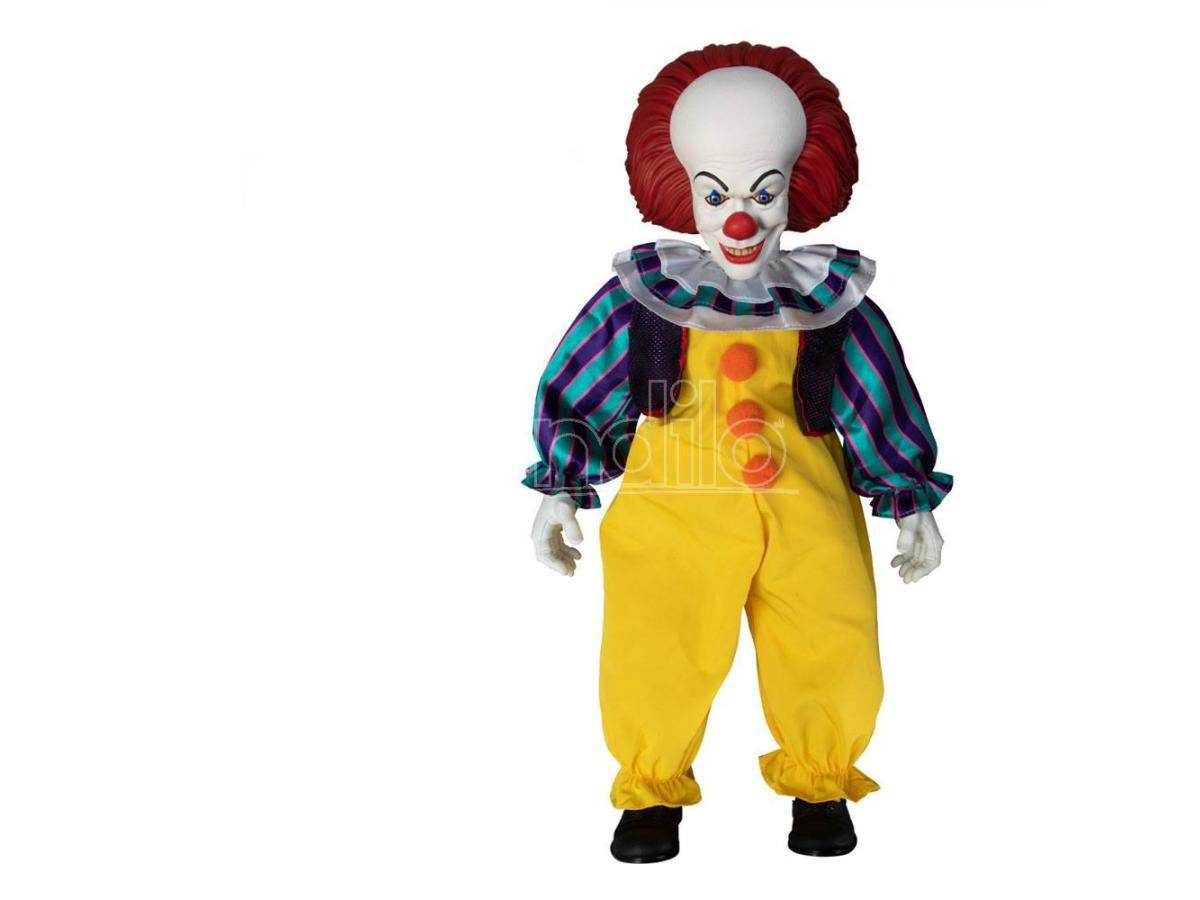 Stephen Kings It 1990 Mds Roto Peluche Bambola Pennywise 46 Cm Mezco Toys