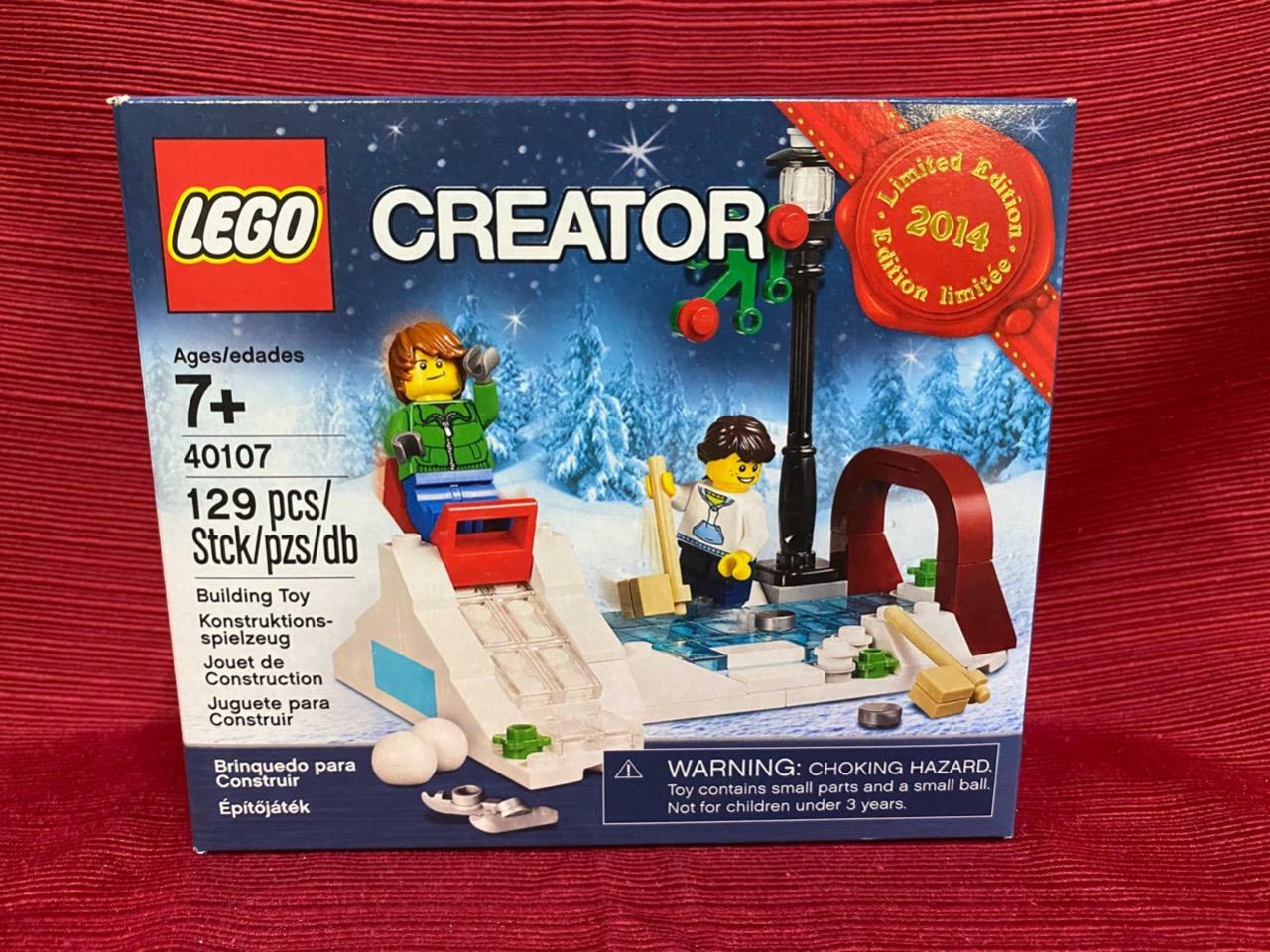 LEGO Creatore 2014 Vacanza Inverno Pattinaggio Scena #40107 Nuovo IN Scatola