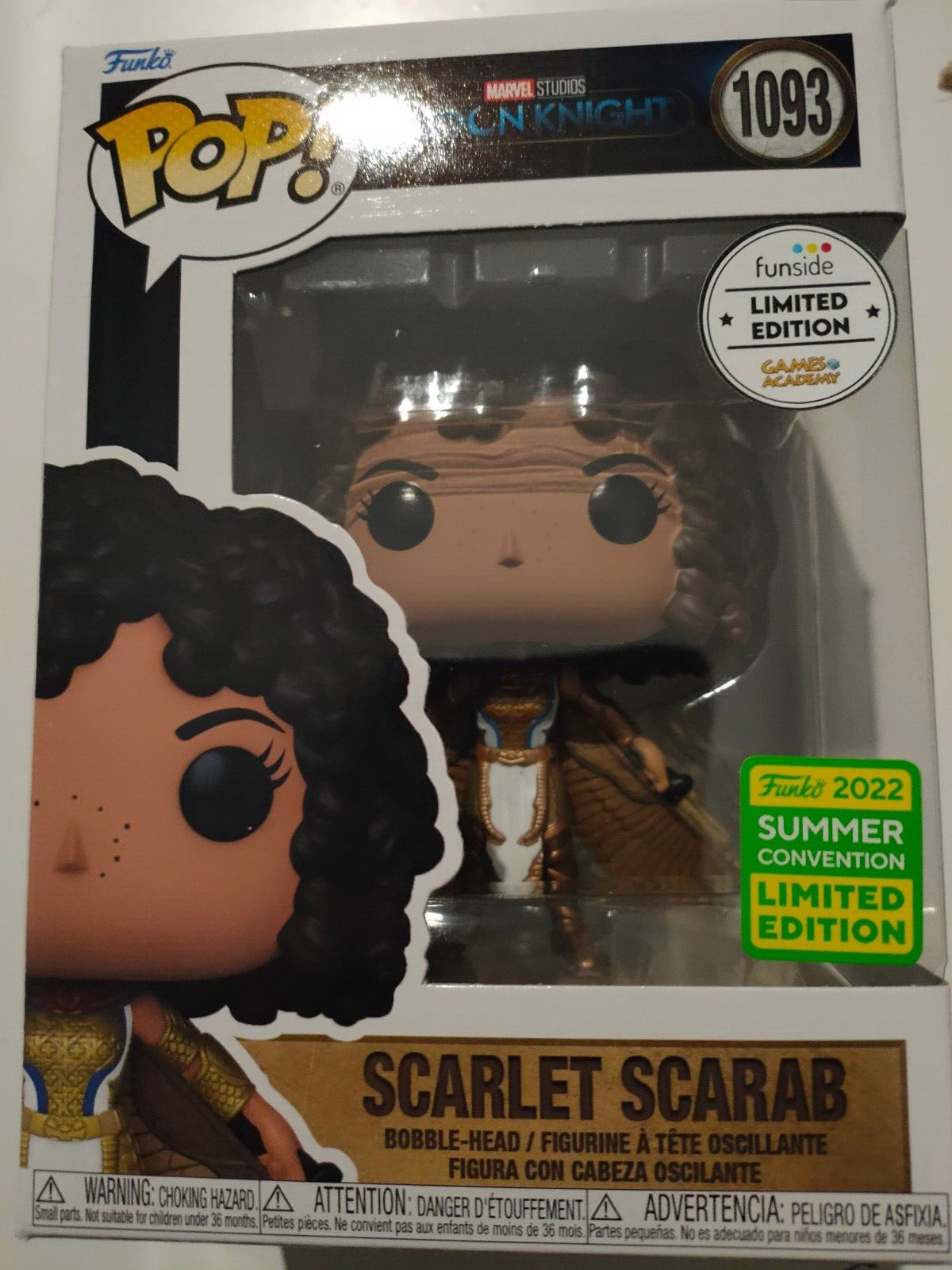 FUNKO Pop! Scarlet Scarab #1093 - Marvel - Moon Knight - Summer Convention