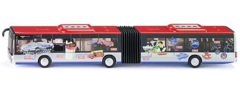 SIKU SUPER 1:50 DIE CAST METAL - AUTOBUS ARTICOLATO MAN (100 anni Sieper) 3739