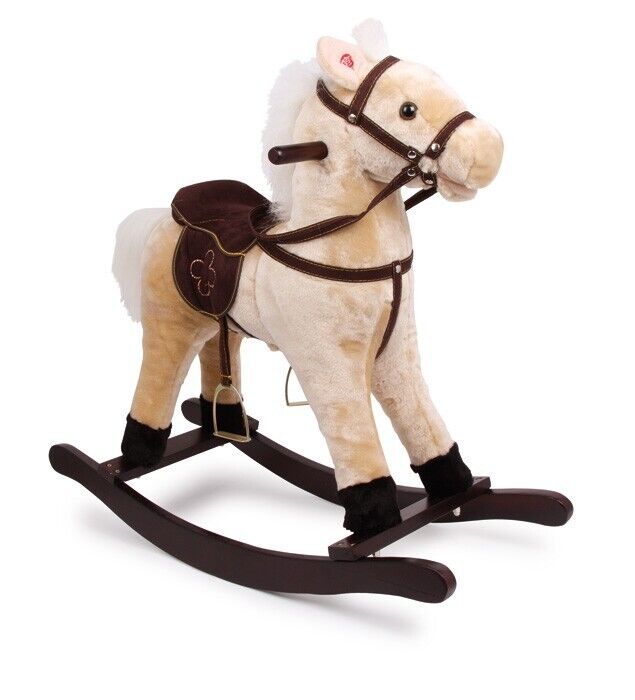 Cavallo a dondolo Zottel Small Foot giocattoli bambini stoffa morbida
