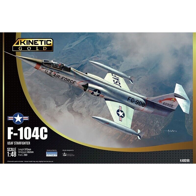 KI-K48096	KINETIC: F-104A/C USAF in 1:48