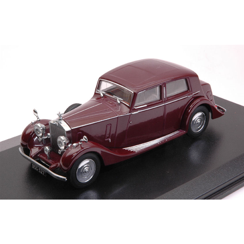 ROLLS ROYCE 25/30 THRUPP & MABERLEY 1937 BURGUNDY 1:43 Oxford Auto Stradali