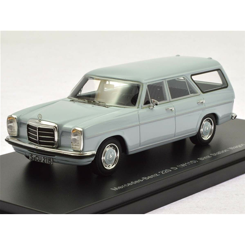 MERCEDES W115 STATION WAGON 1974 LIGHT BLUE 1:43 Neo Scale Models Auto Stradali