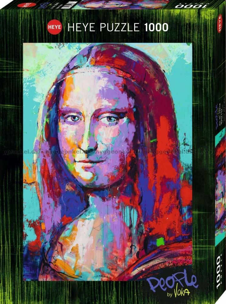 HEYE PUZZLE 1000 PEZZI  PEOPLE BY VOKA  MONA LISA  MISURE 50 x 70 cm   ART 29948