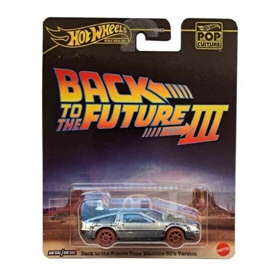 HOT WHEELS PREMIUM POP CULTURE BACK TO THE FUTURE TIME MACHINE VERSIONE ANNI 50