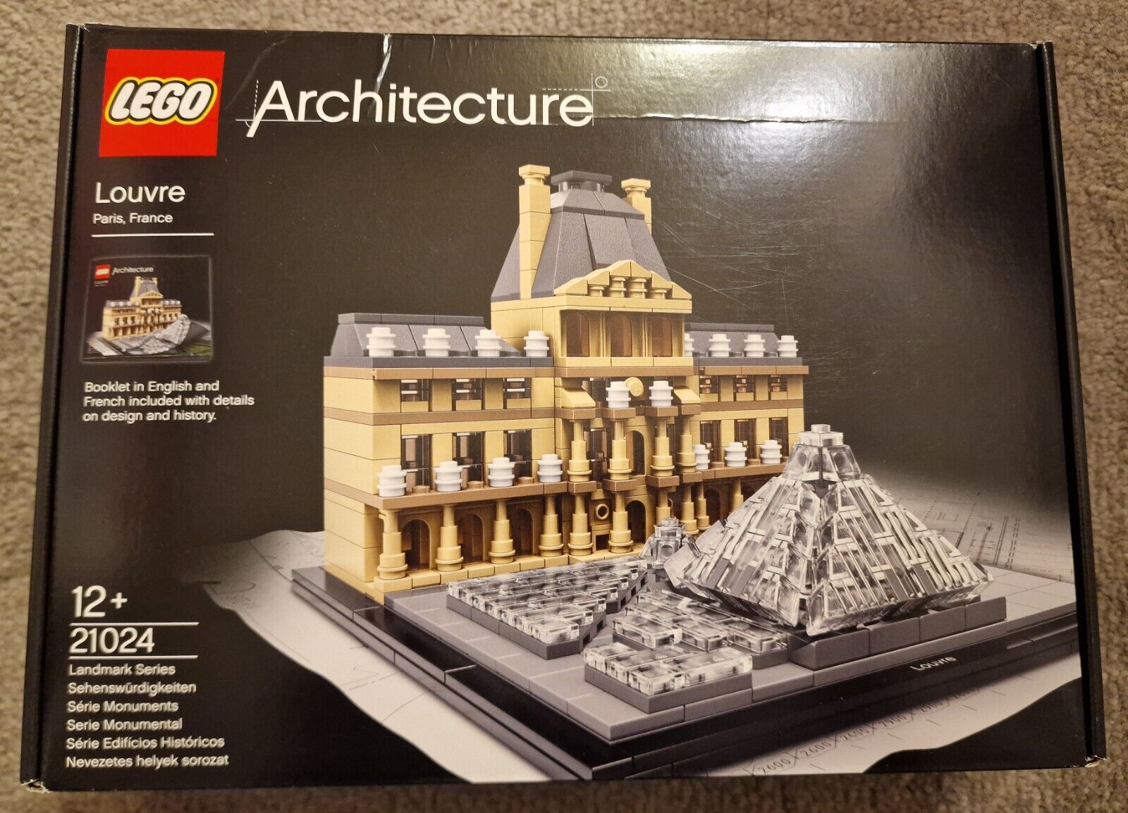 LEGO Architecture 21024 Louvre NUOVO MISB FUORI PRODUZIONE
