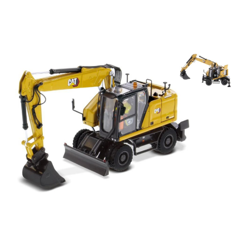 CAT M318 WHEELED EXCAVATOR 1:50 Diecast Master Mezzi Industriali Die Cast